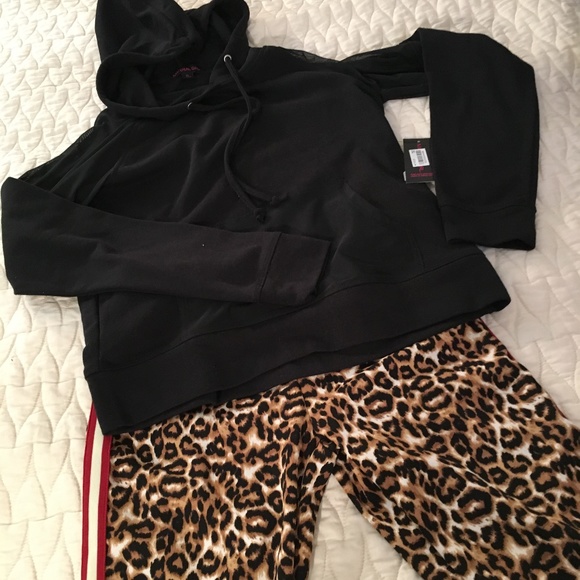 Cheetah Tuxedo Stripe Pants - Picture 3 of 8